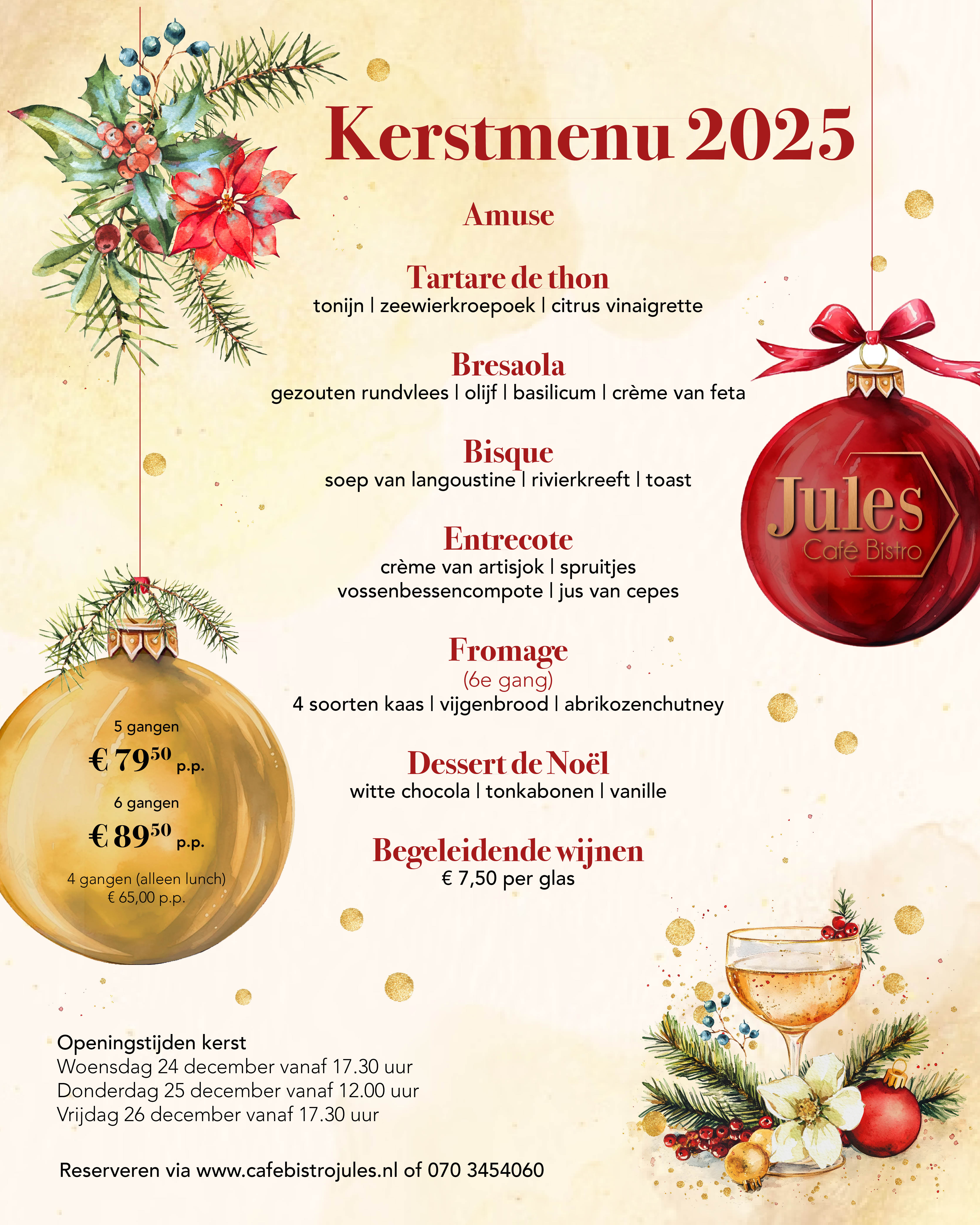 kerstmenu